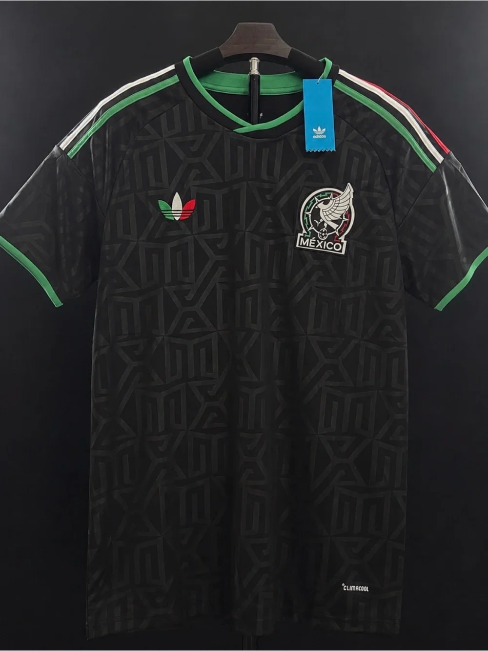 Adidas Mexico Black Aztec Jersey